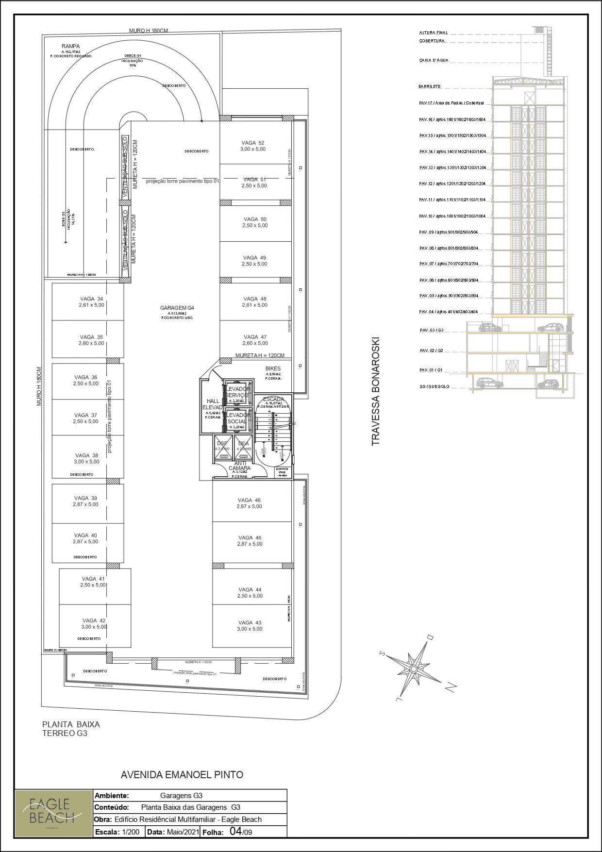 Planta 10 de Residencial Eagle Beach
