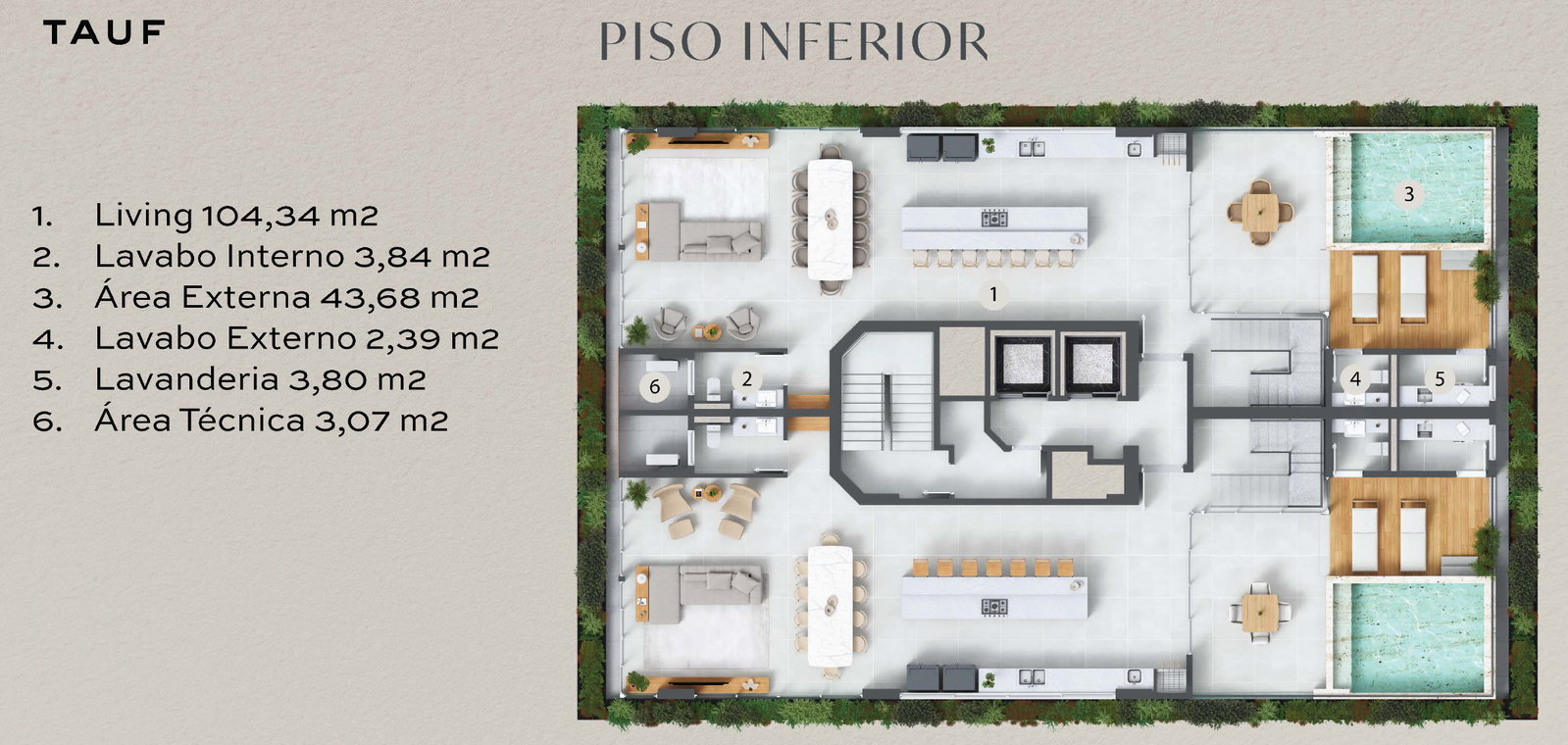 Planta 3 de Nuar Residence