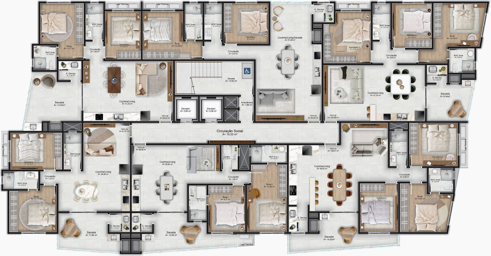 Planta 1 de Majestic