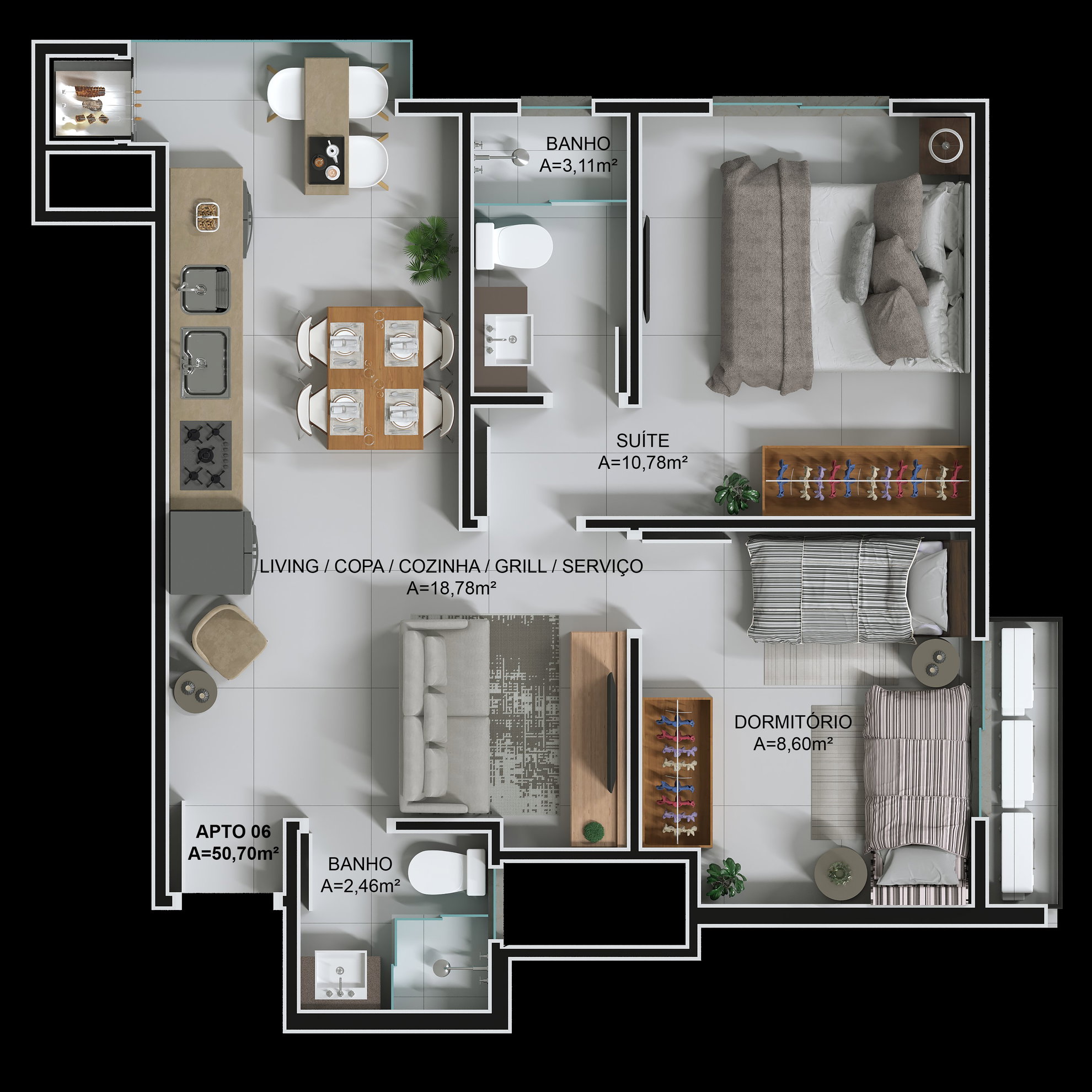 Planta 6 de Ciano Residence