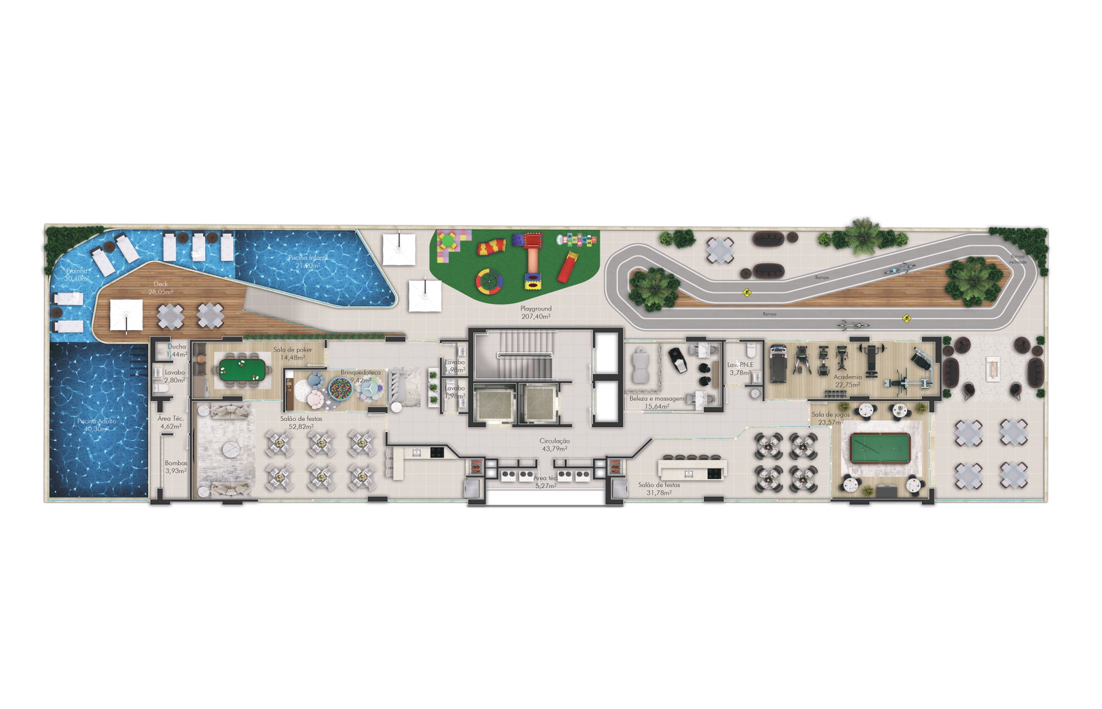 Planta 1 de Âmbar Residence