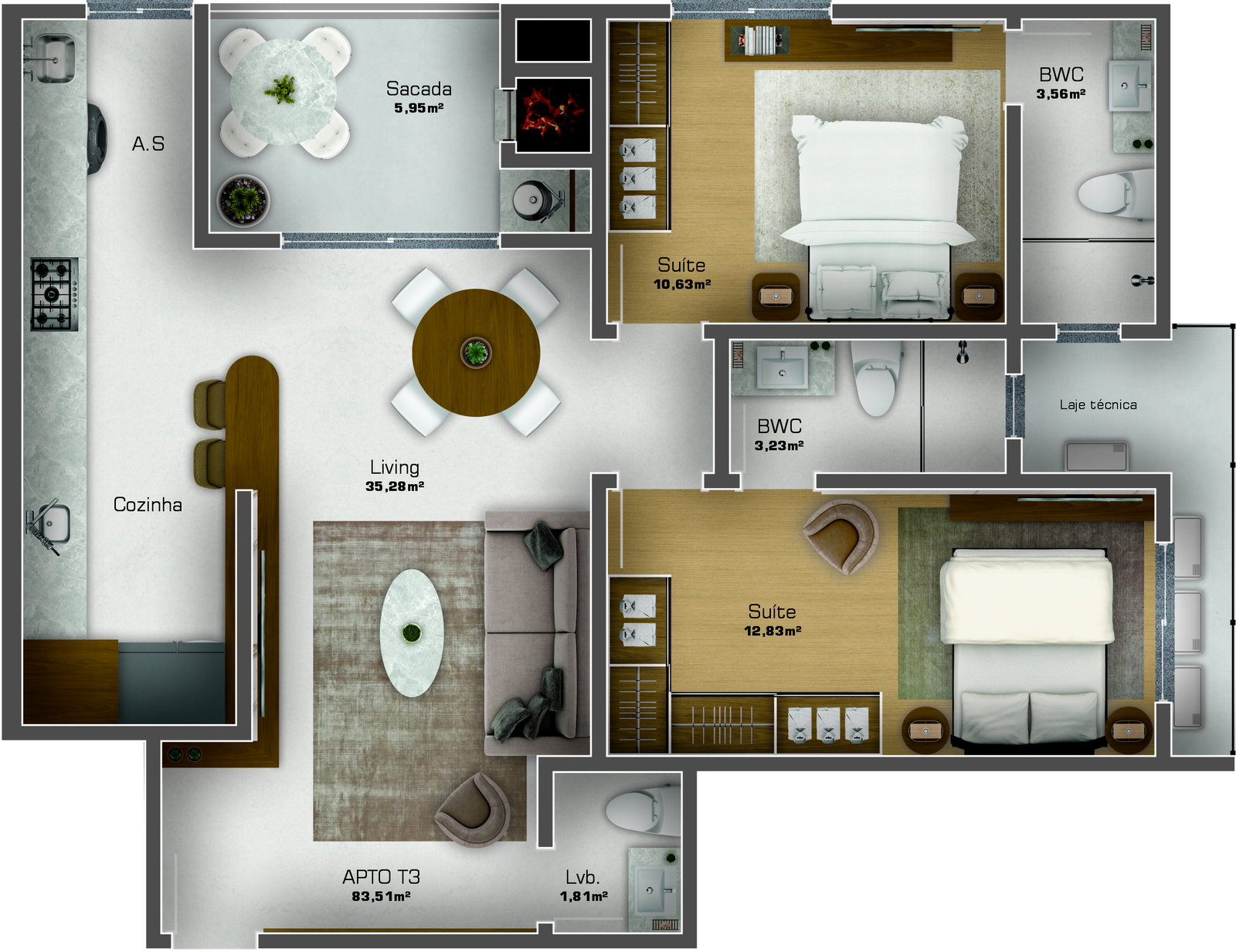 Planta 8 de Residencial Azzurra