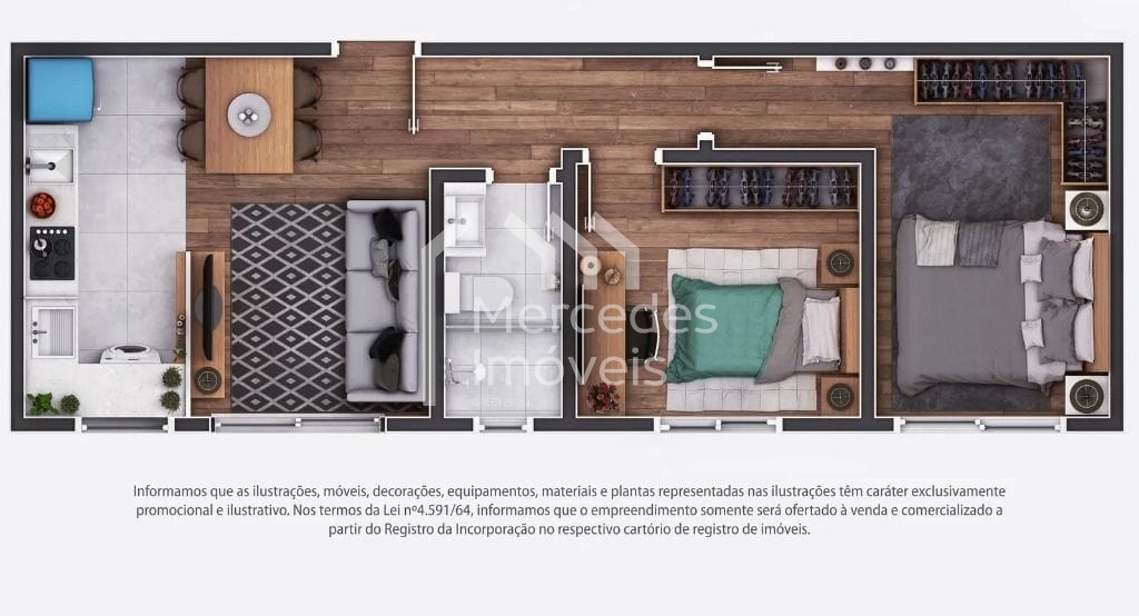 Foto 33 de Apartamento 2 dorms à venda · Cordeiros, Itajaí · Belíssimo Grécia