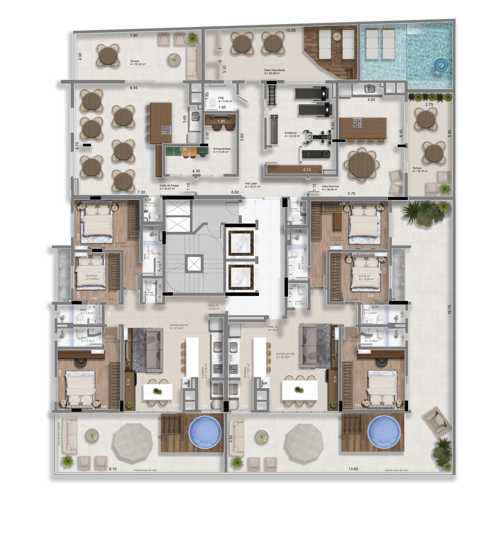 Planta 7 de Delos Residence