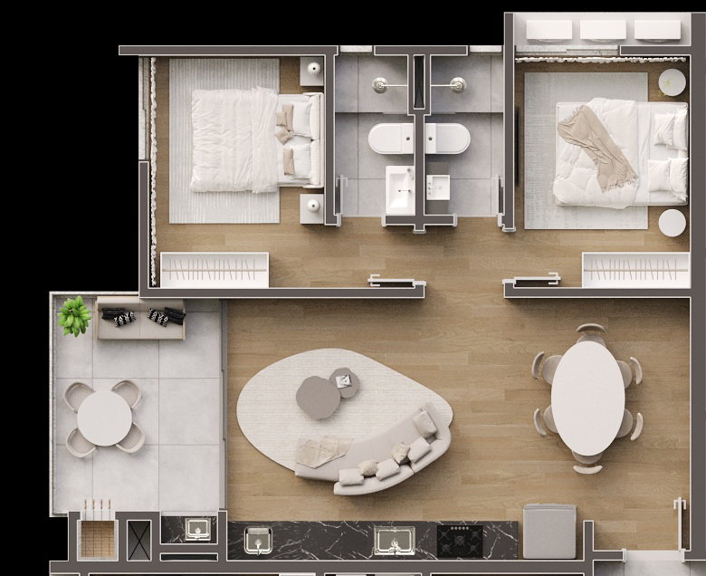 Planta 4 de Florença Residenza