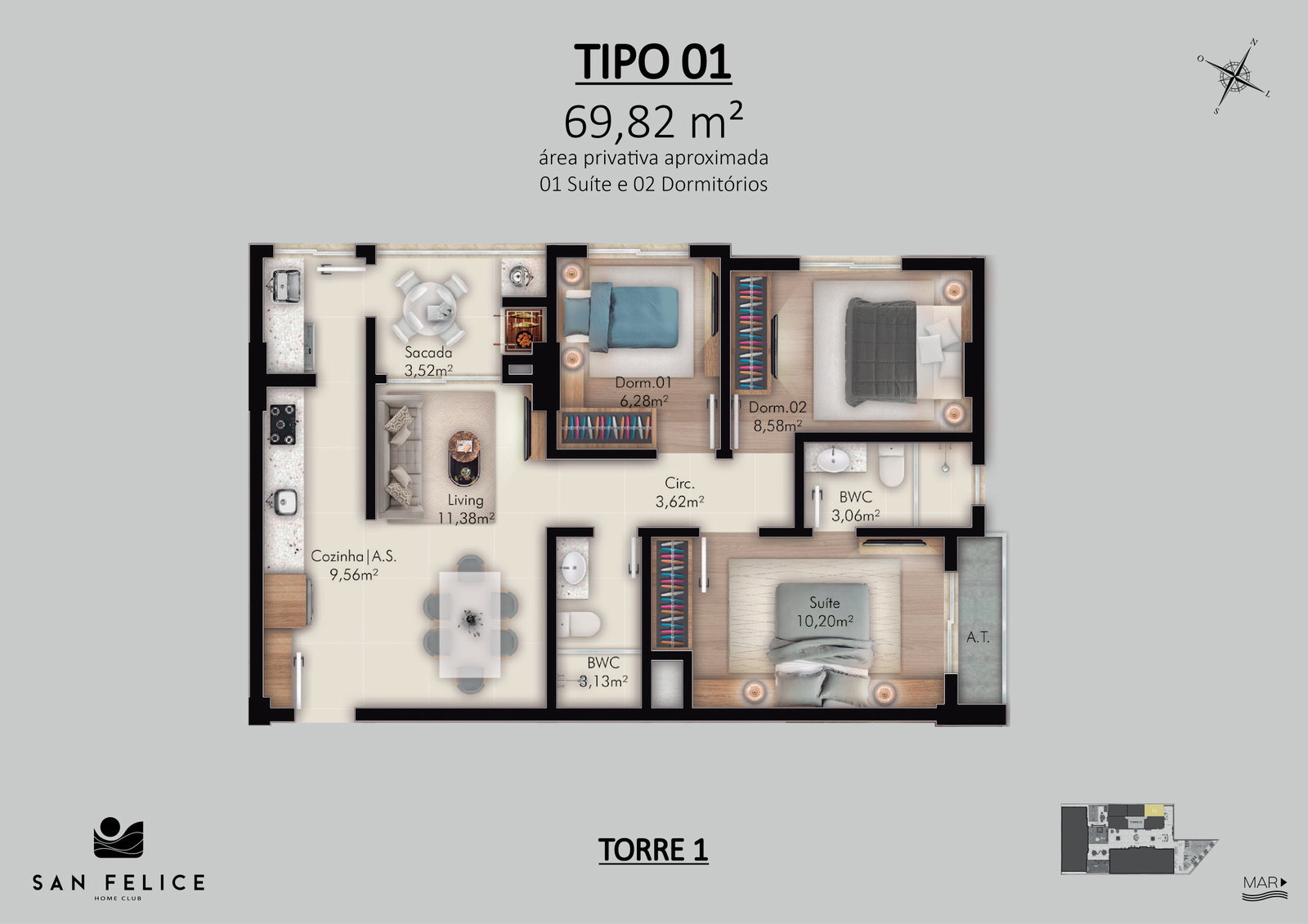 Planta 7 de San Felice Home Club