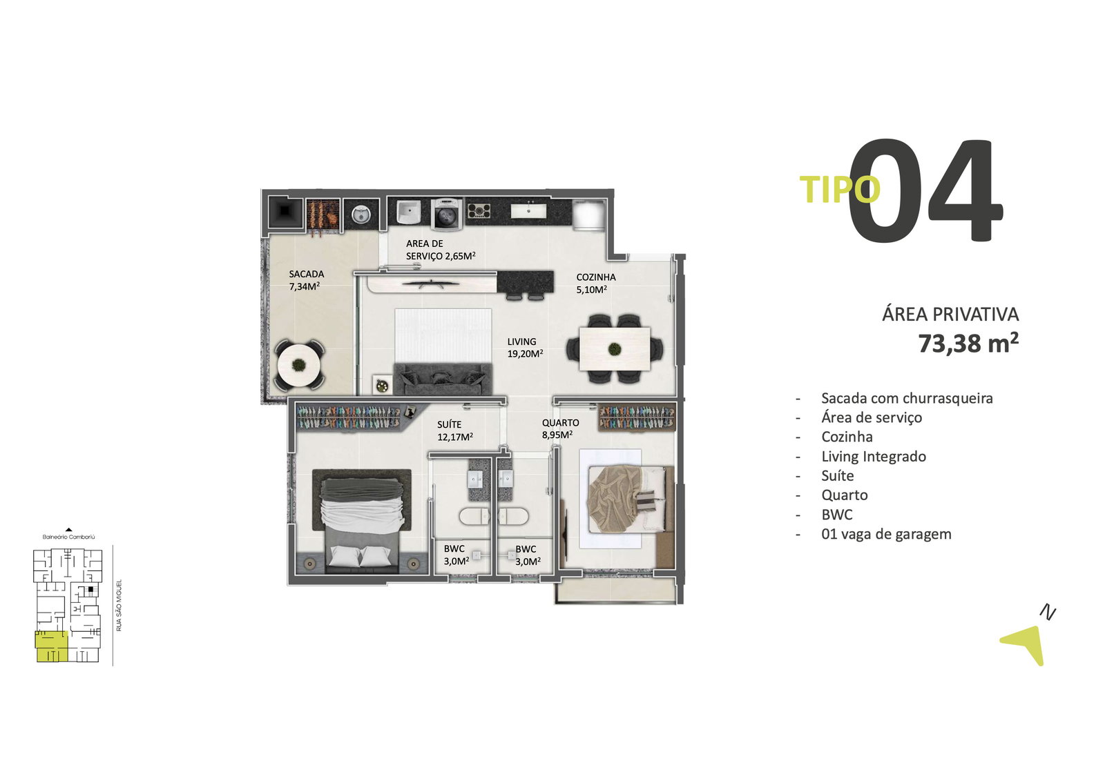 Planta 4 de Residencial Green Tower