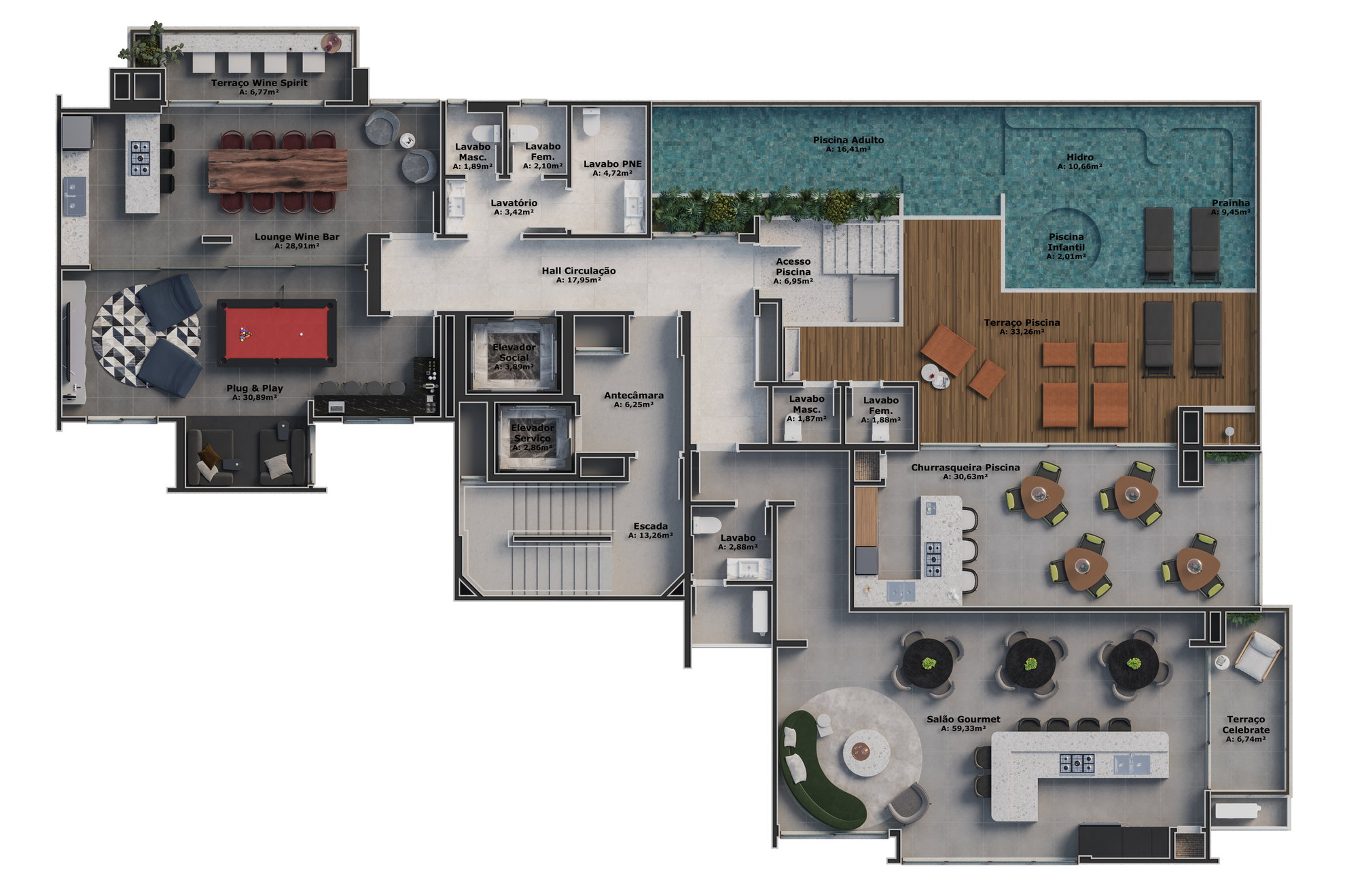 Planta 1 de Terrace Residence