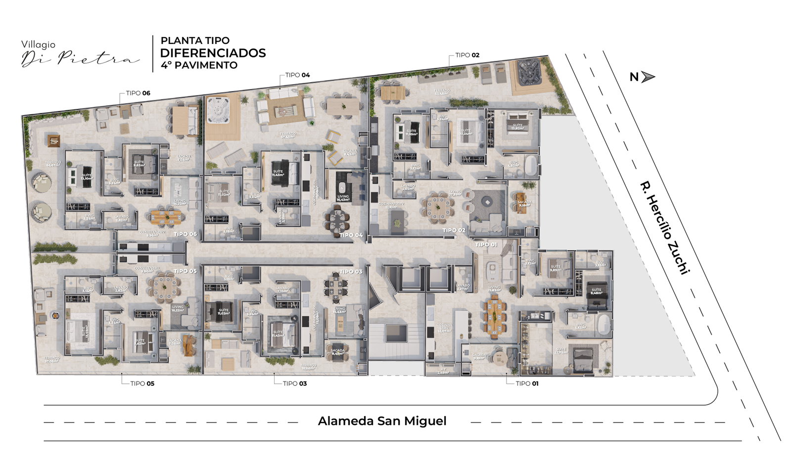Planta 2 de Villaggio Di Pietra