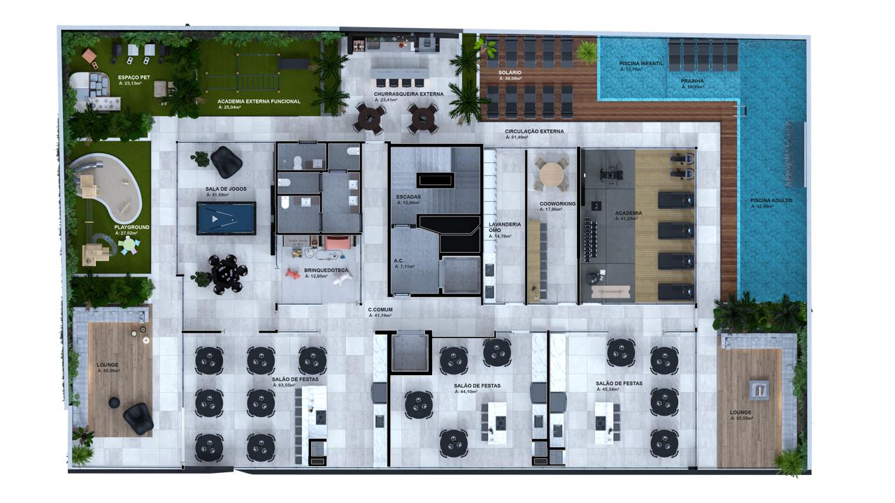 Planta 1 de Residencial Morata