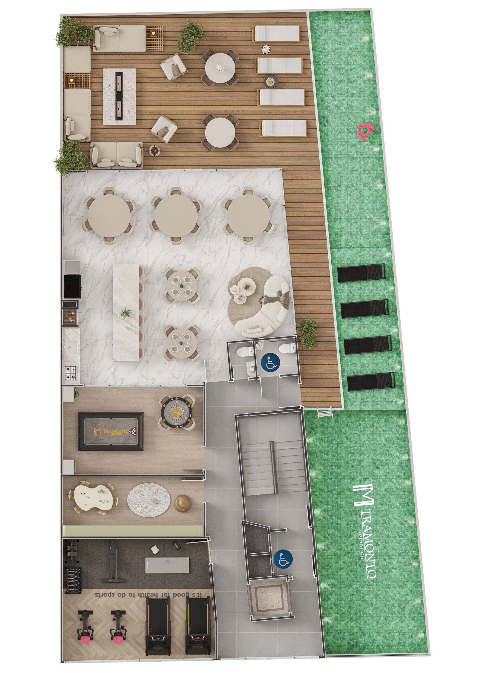Planta 1 de Algarve Residence