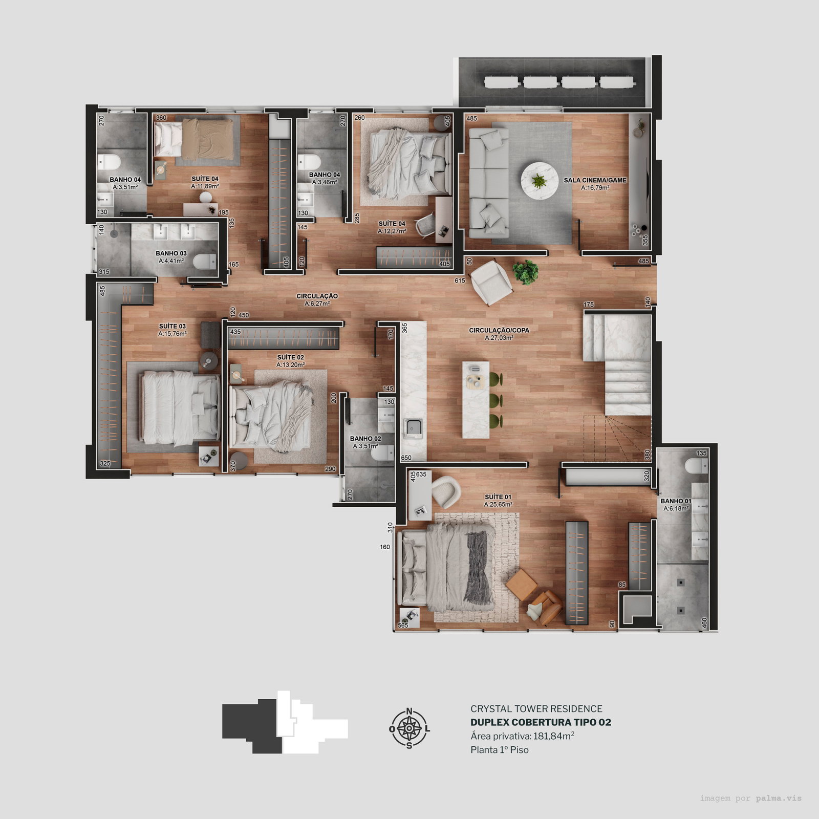 Planta 4 de Diamond Crystal Tower