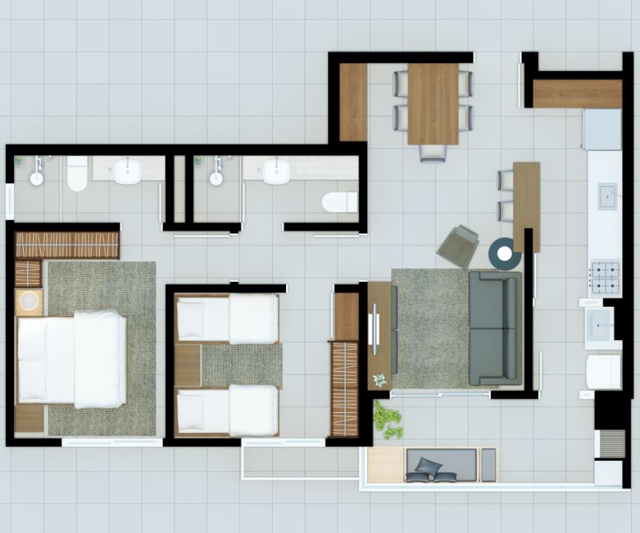 Planta 3 de Porto Madero