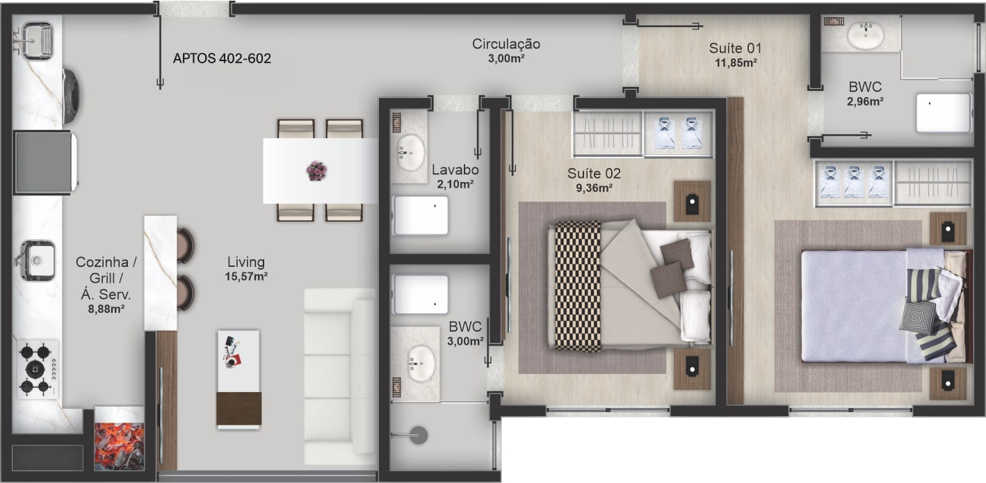 Planta 8 de Marbella Residence