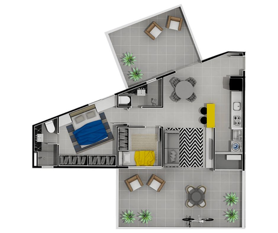 Planta 4 de Skyline Blue
