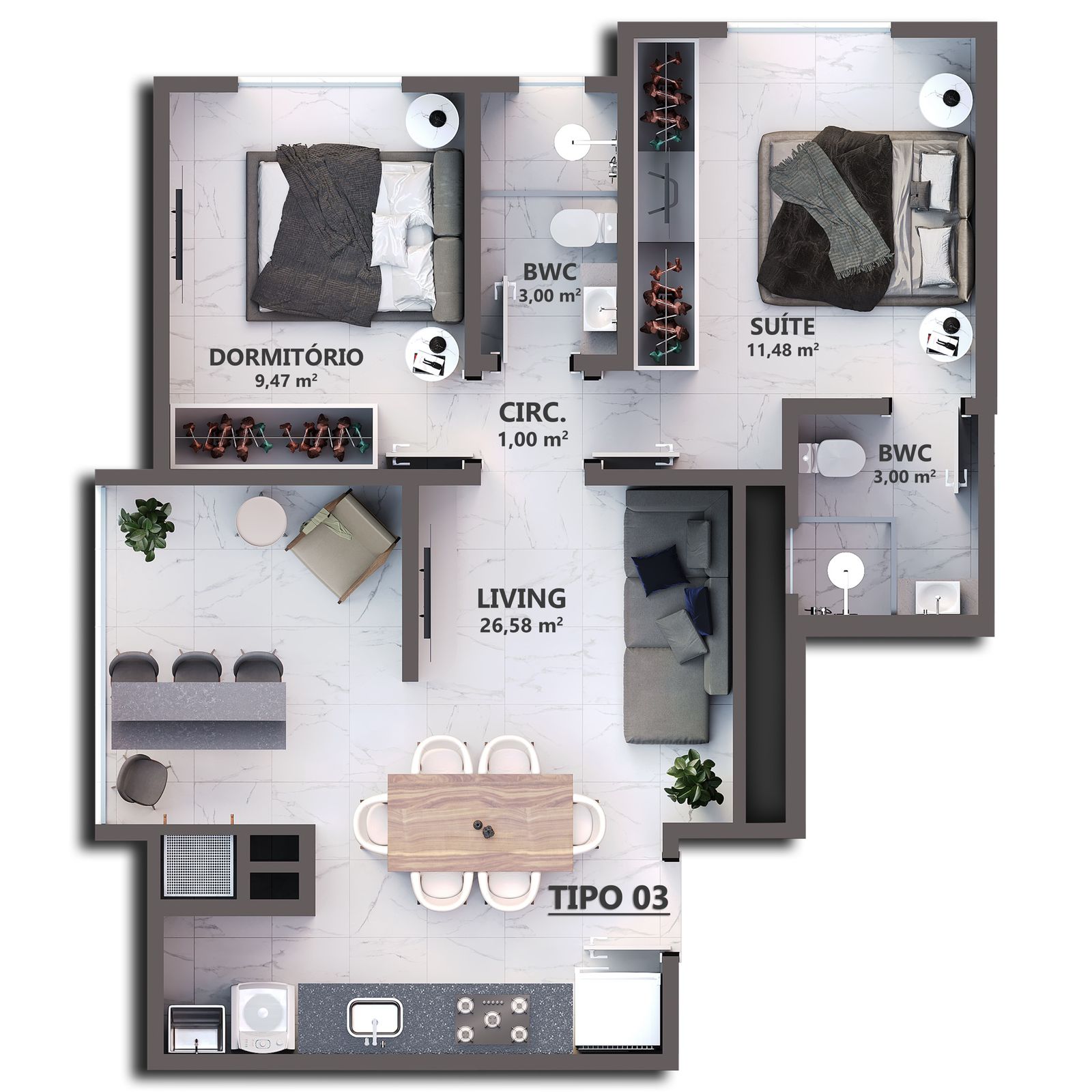 Planta 5 de Zion Residence