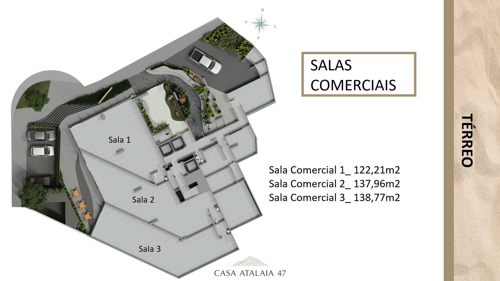 Planta 1 de Casa Atalaia 47