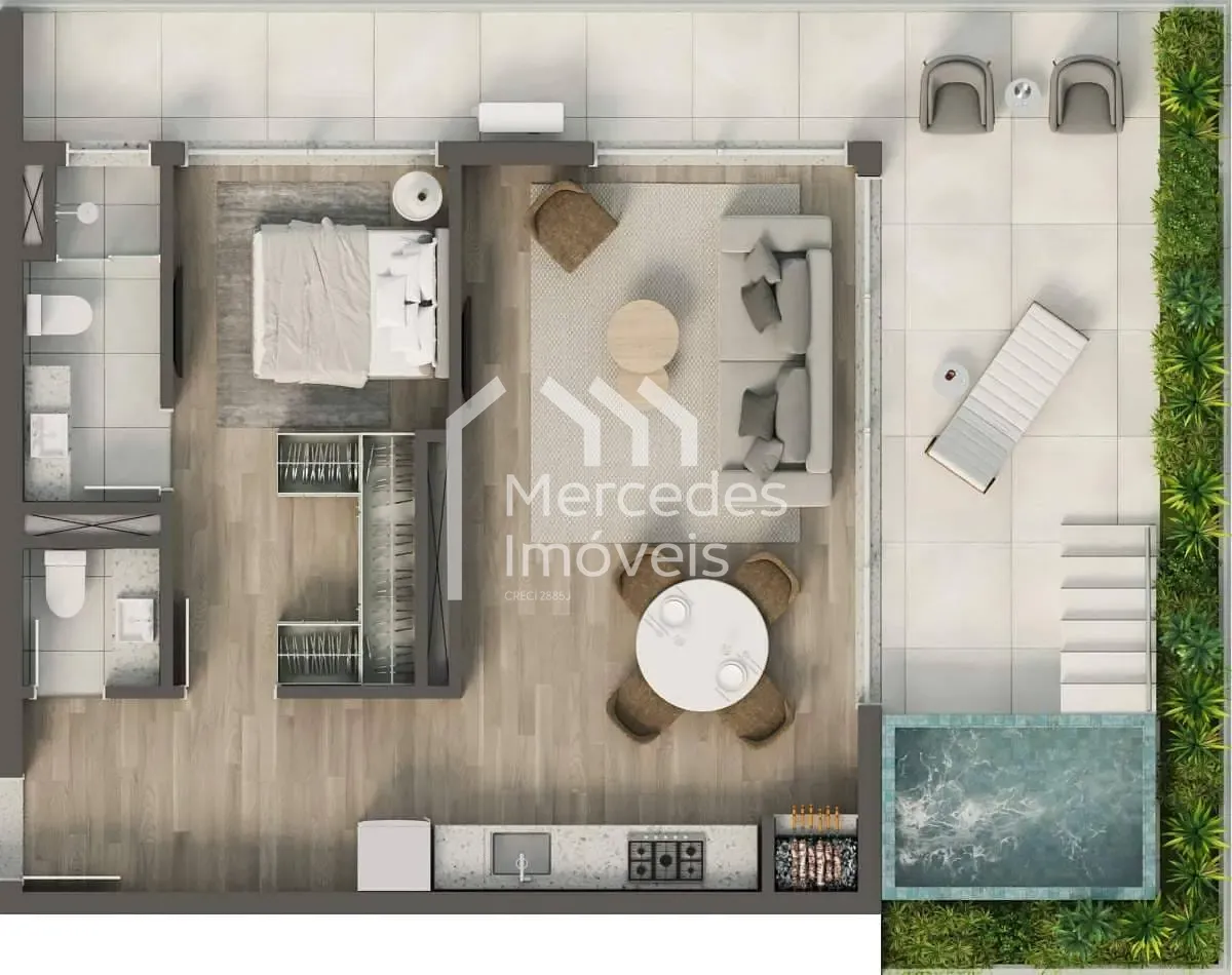 Foto 52 de Apartamento 1 suite + piscina privativa à venda, 100m² Viva Park, Porto Belo, SC