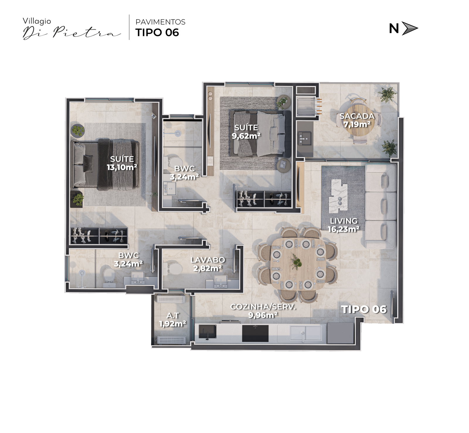 Planta 15 de Villaggio Di Pietra