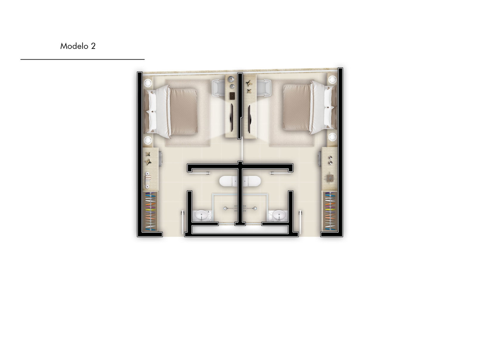 Planta Modelo 2 do Manhattan