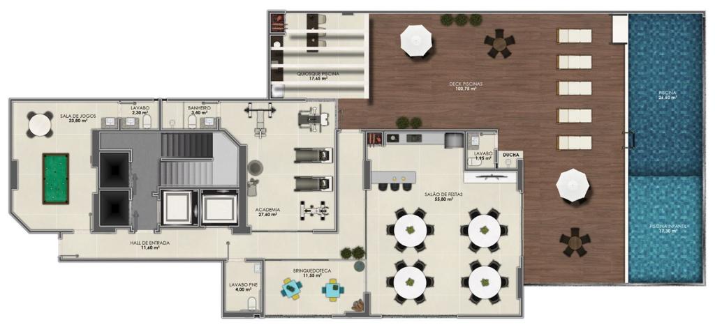 Planta 1 de Residencial Yaris