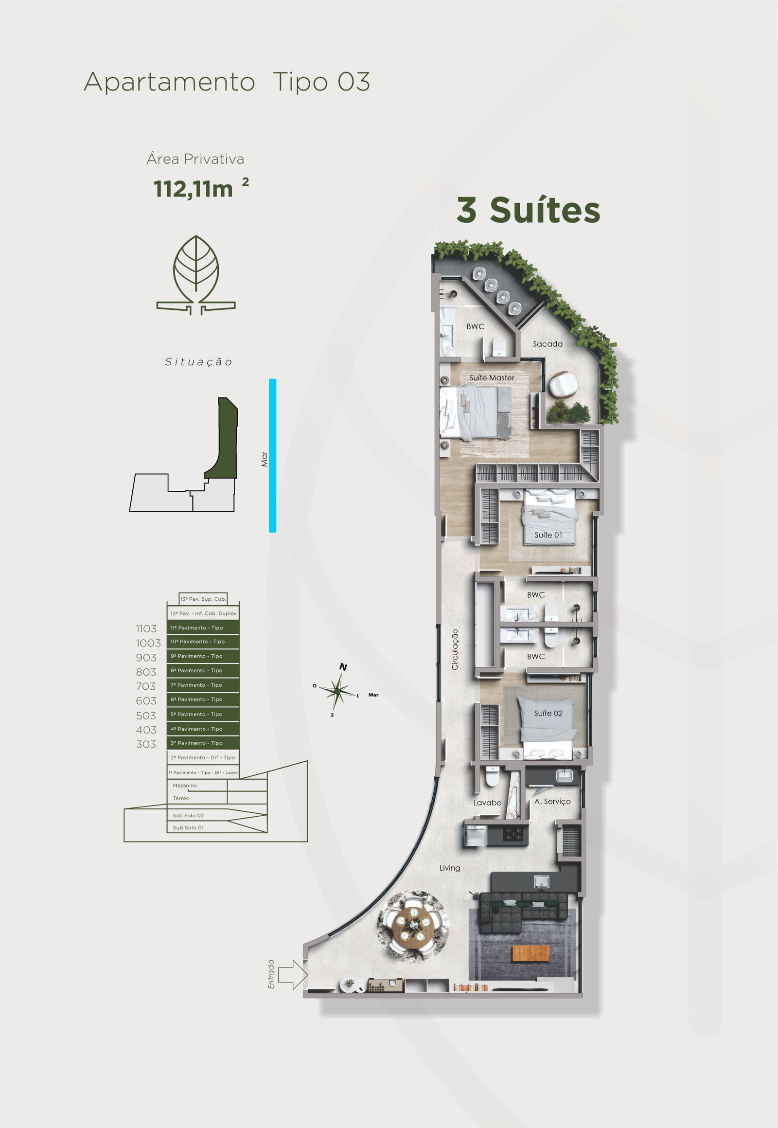 Planta 5 de Jardins Palace