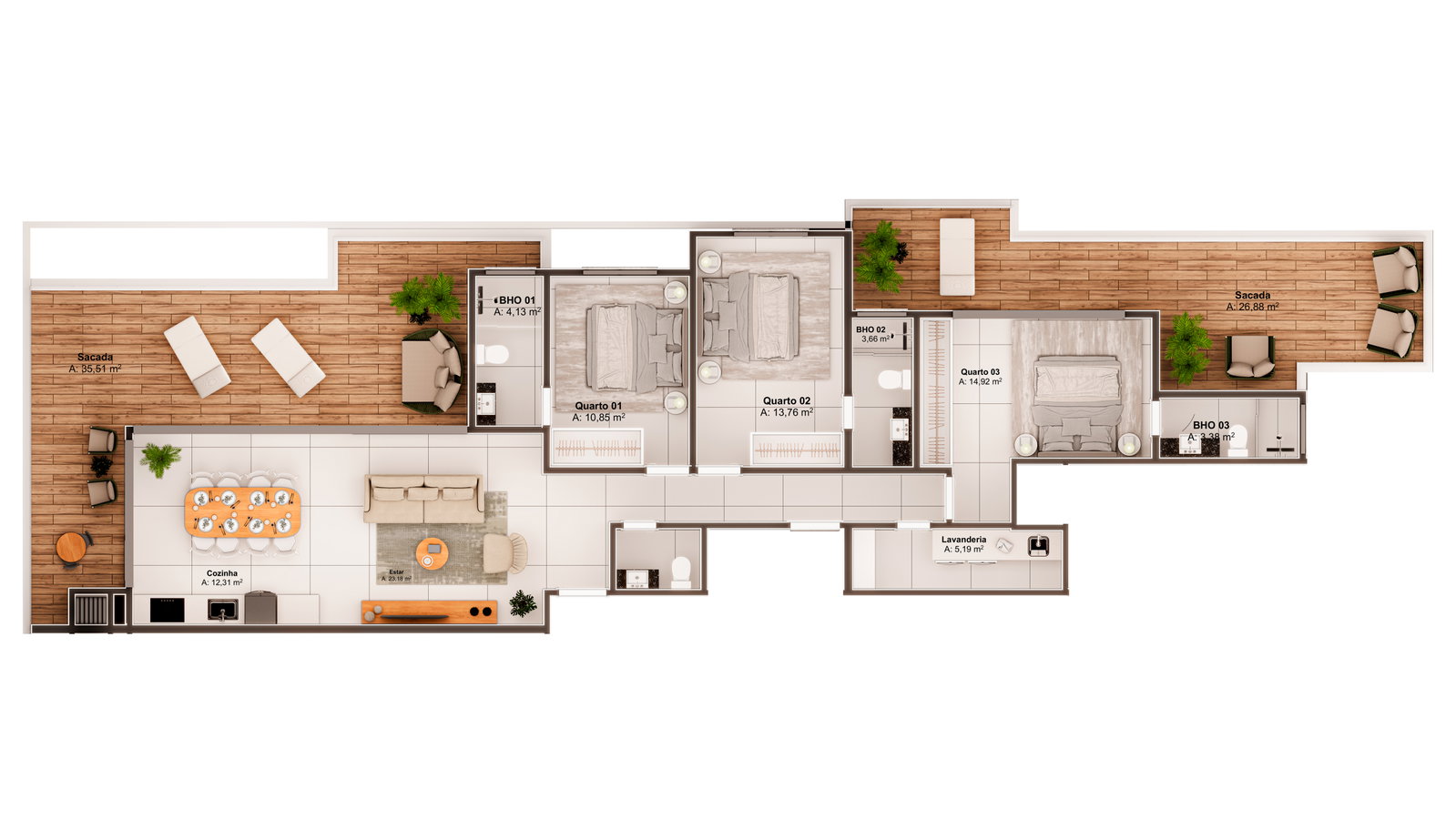 Planta 27 de Arboretto Home Spa