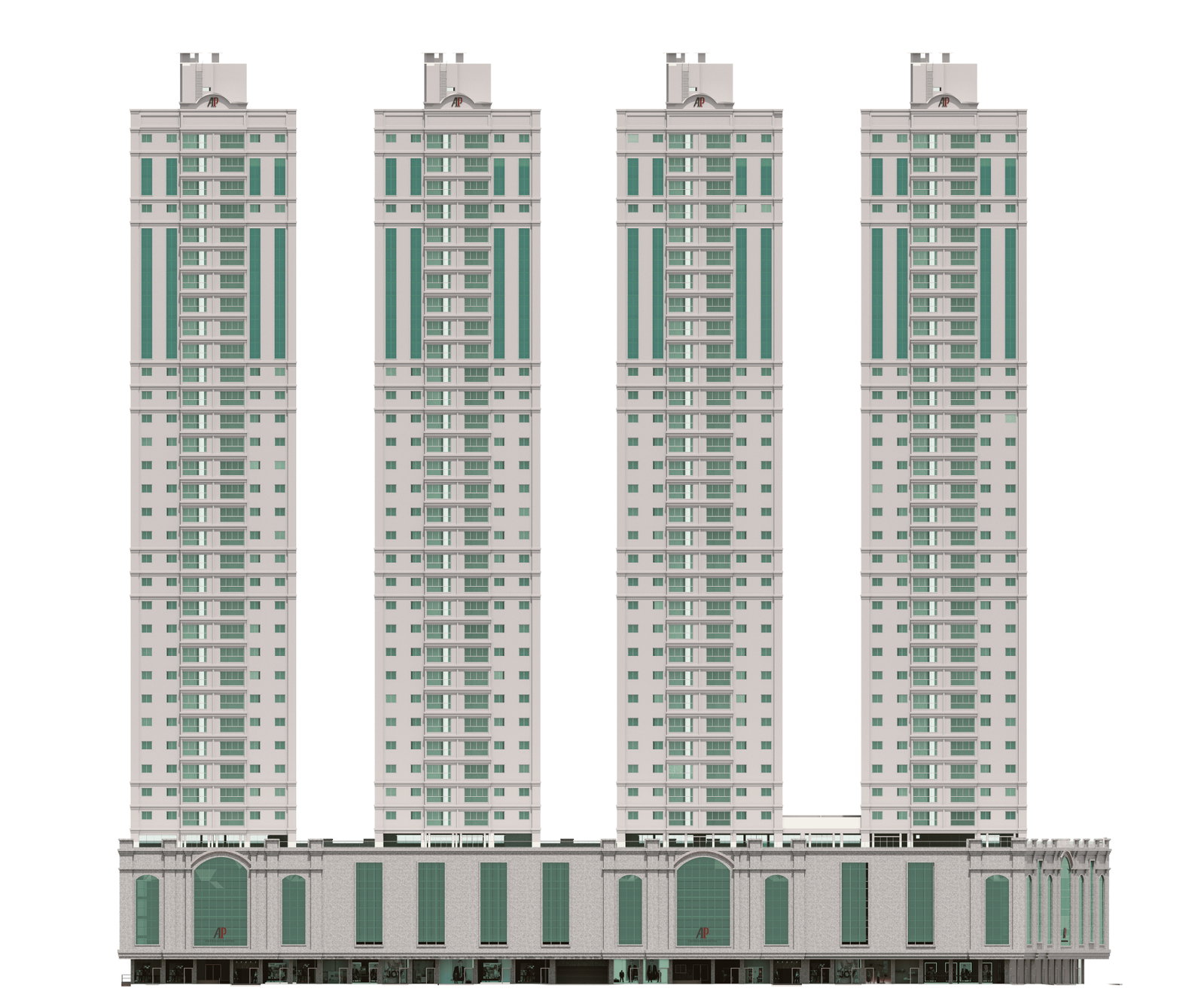 Planta 2 de AP Towers Porto Belo - Fase 01