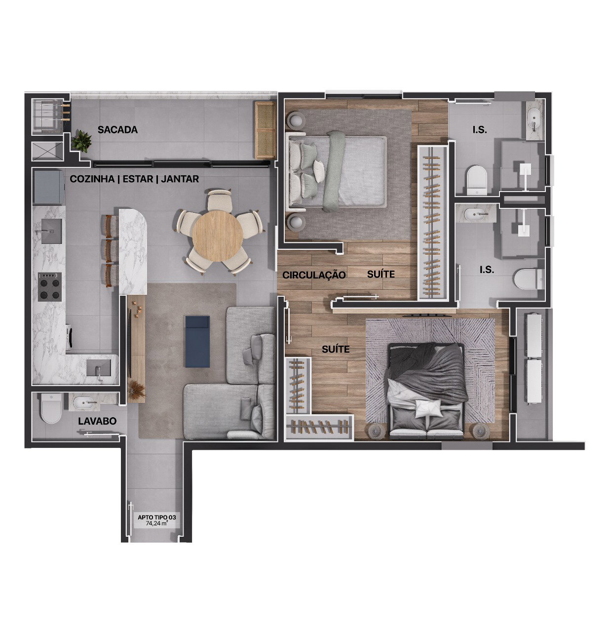 Planta 7 de Marquês Residence