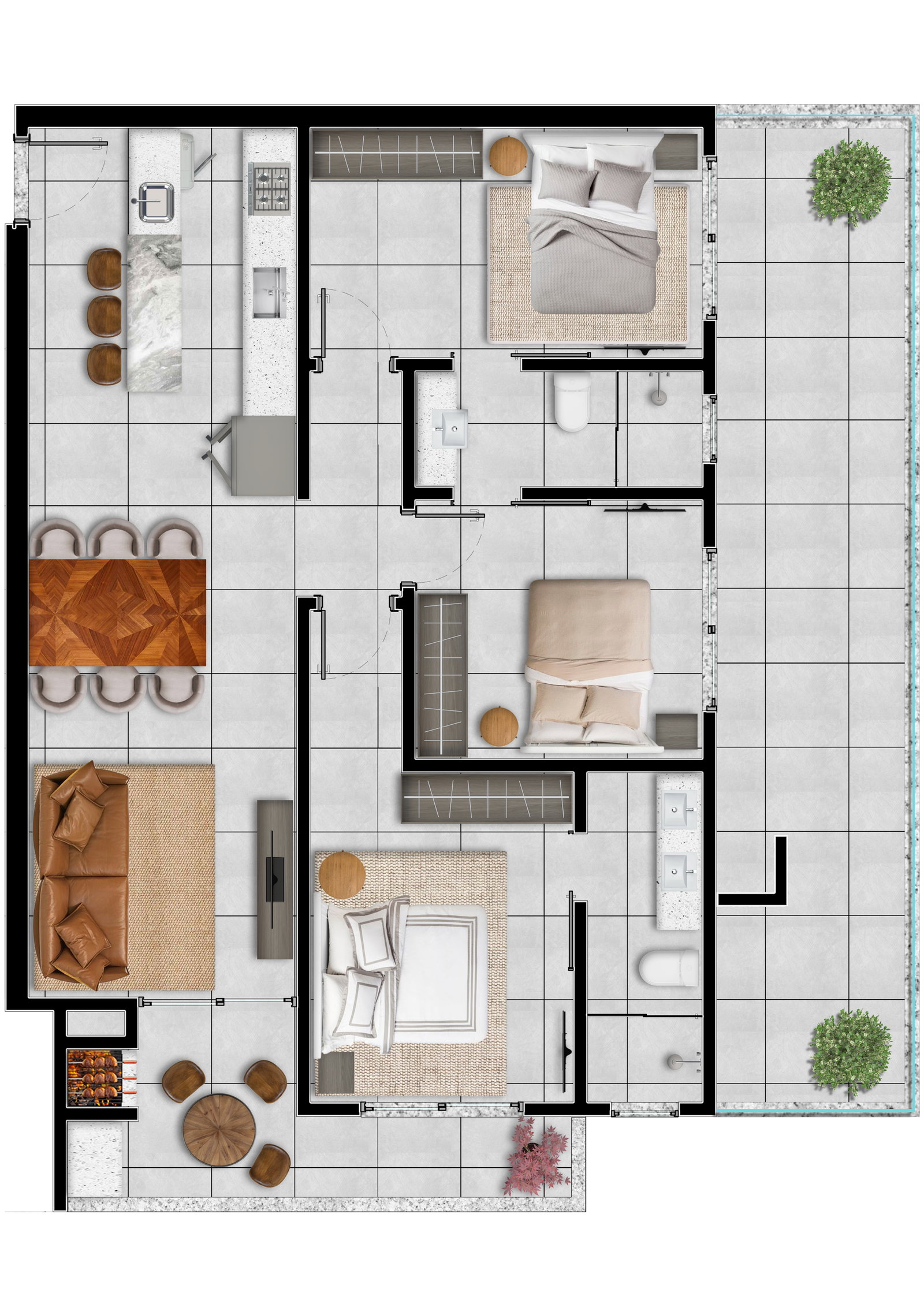 Planta 15 de Atlantis Home Club