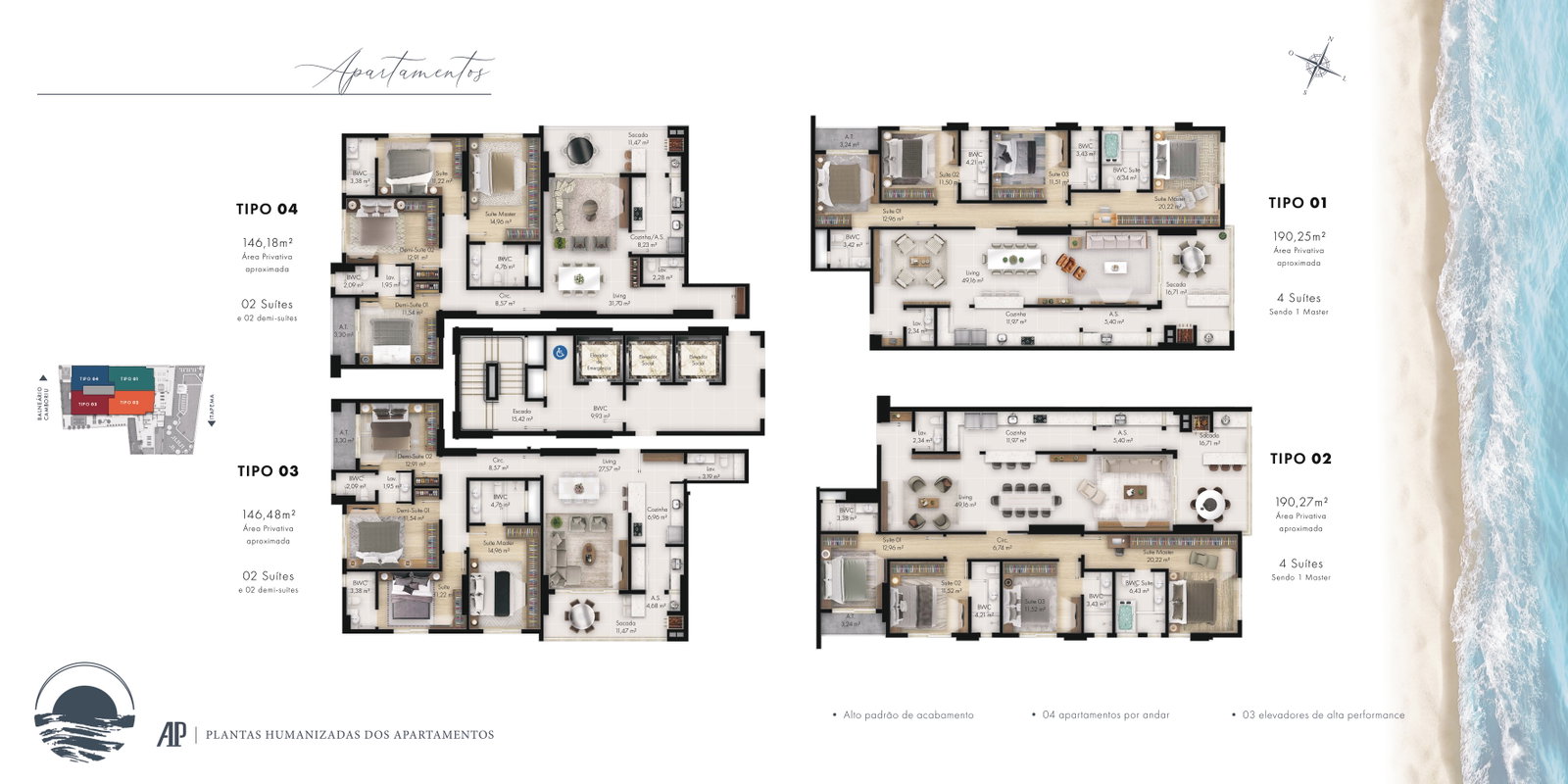 Planta 2 de Oceanic Tower Residence