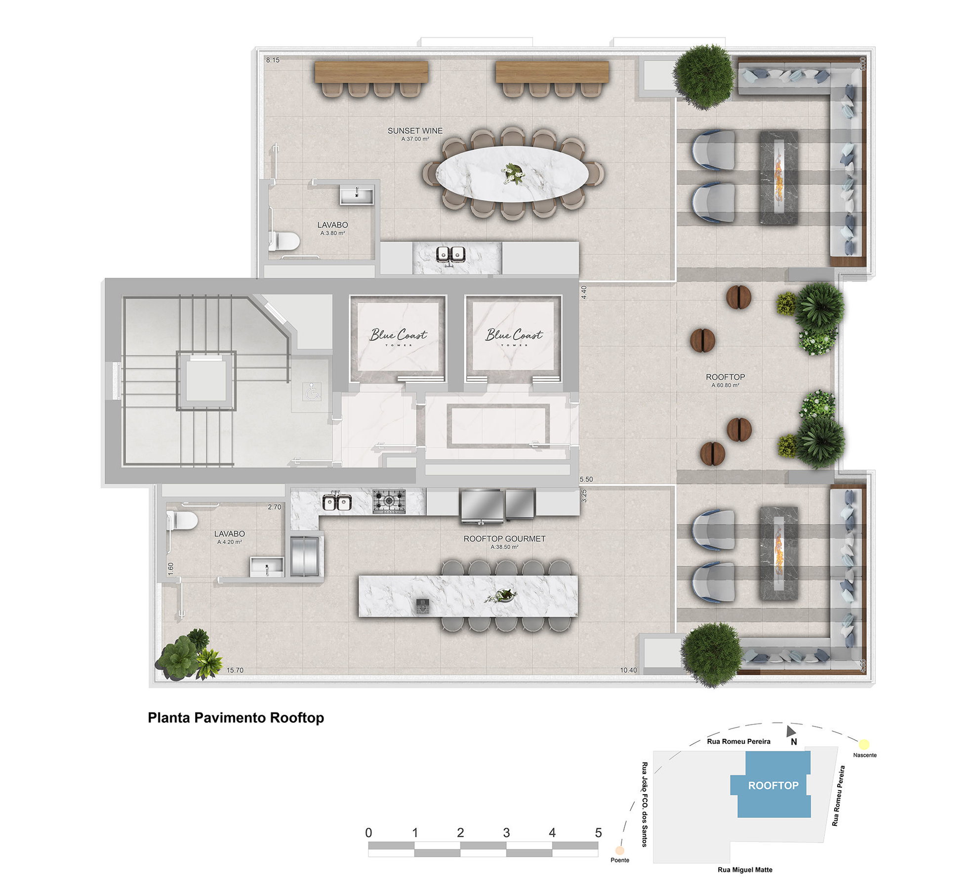 Planta 7 de Blue Coast Tower