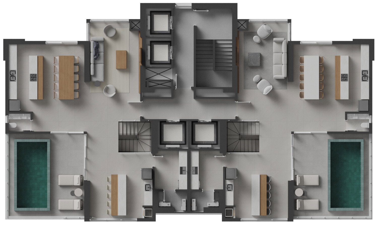 Planta 3 de Luminare Residencial