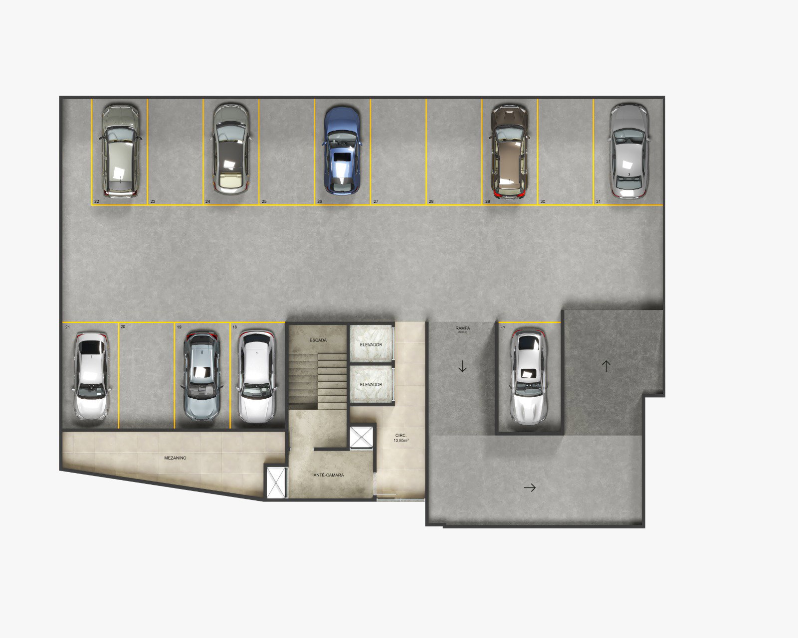 Planta 9 de Safira Residence