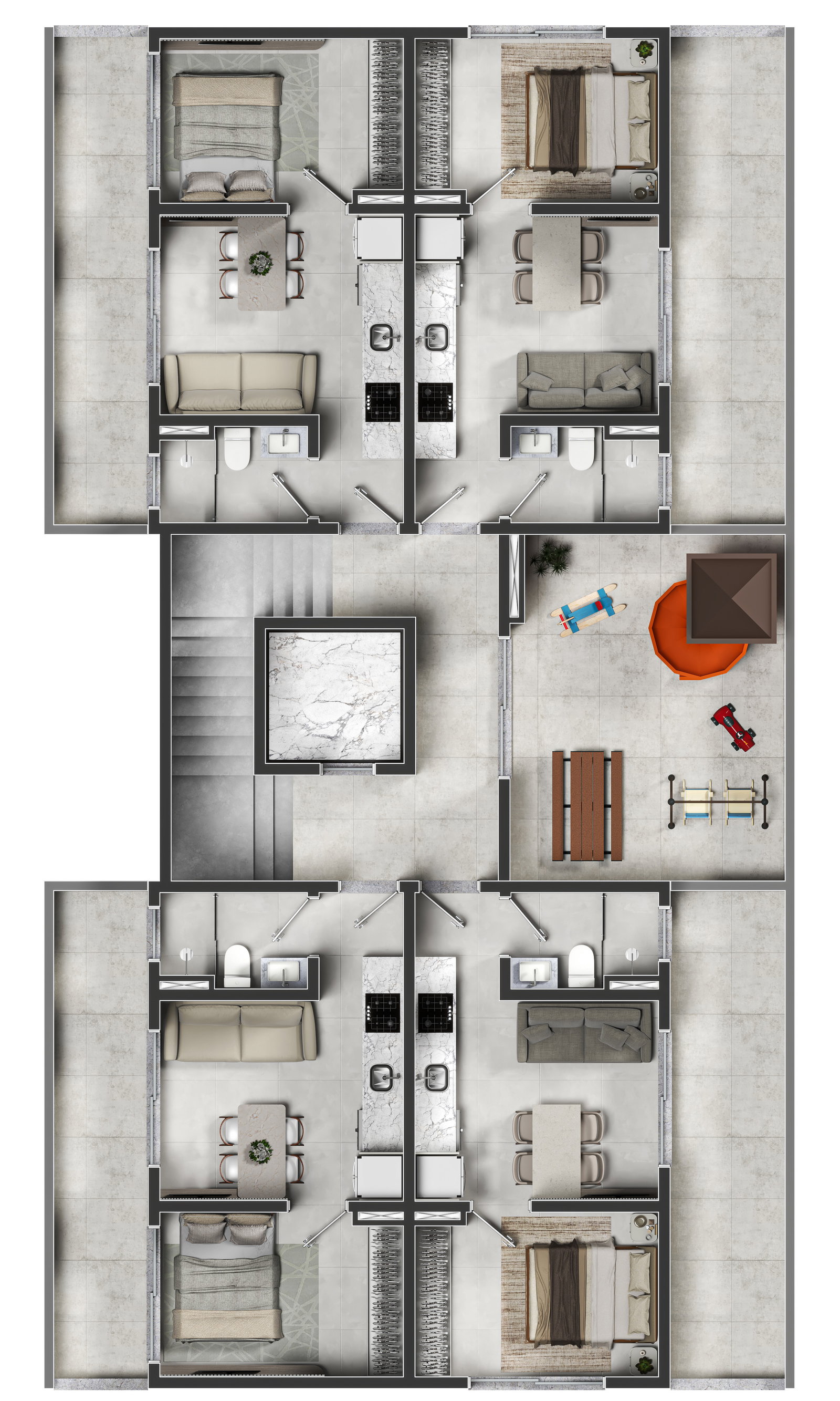 Planta 1 de Stay Penha