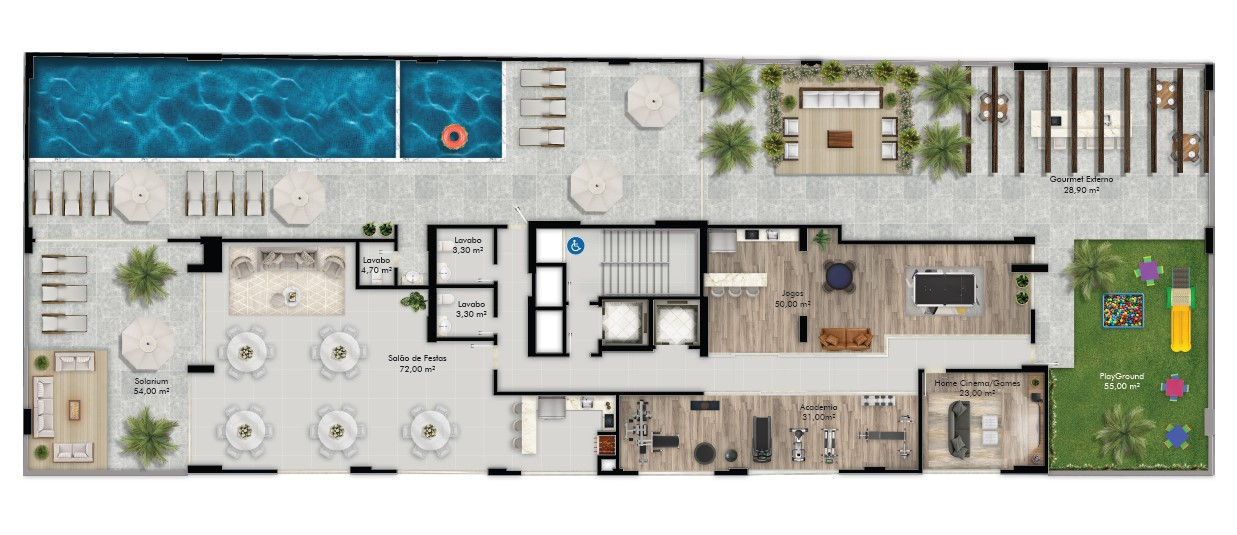Planta 2 de Residencial Villa Aurora