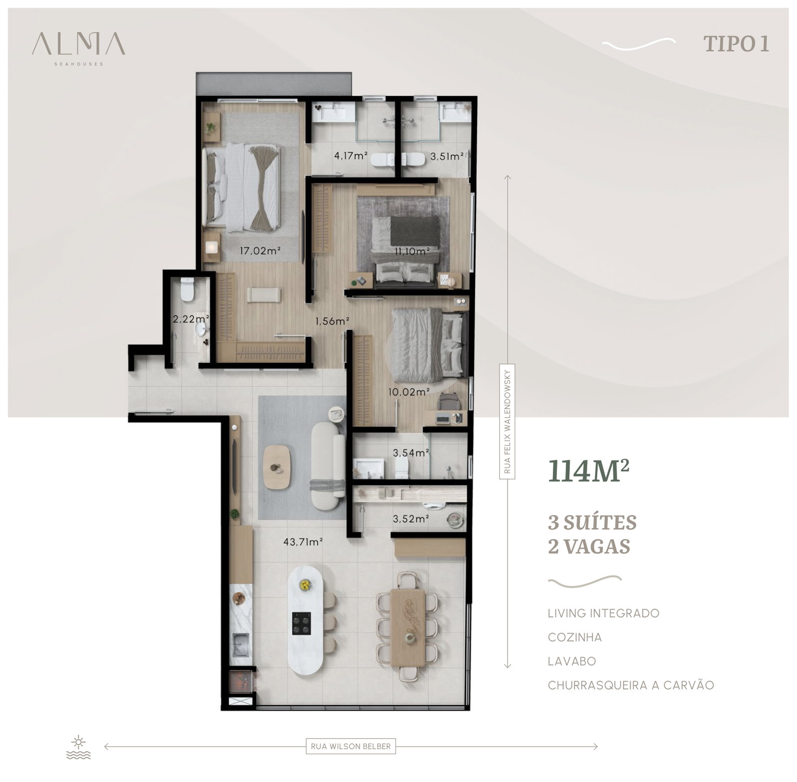 Planta 1 de Alma Seahouses