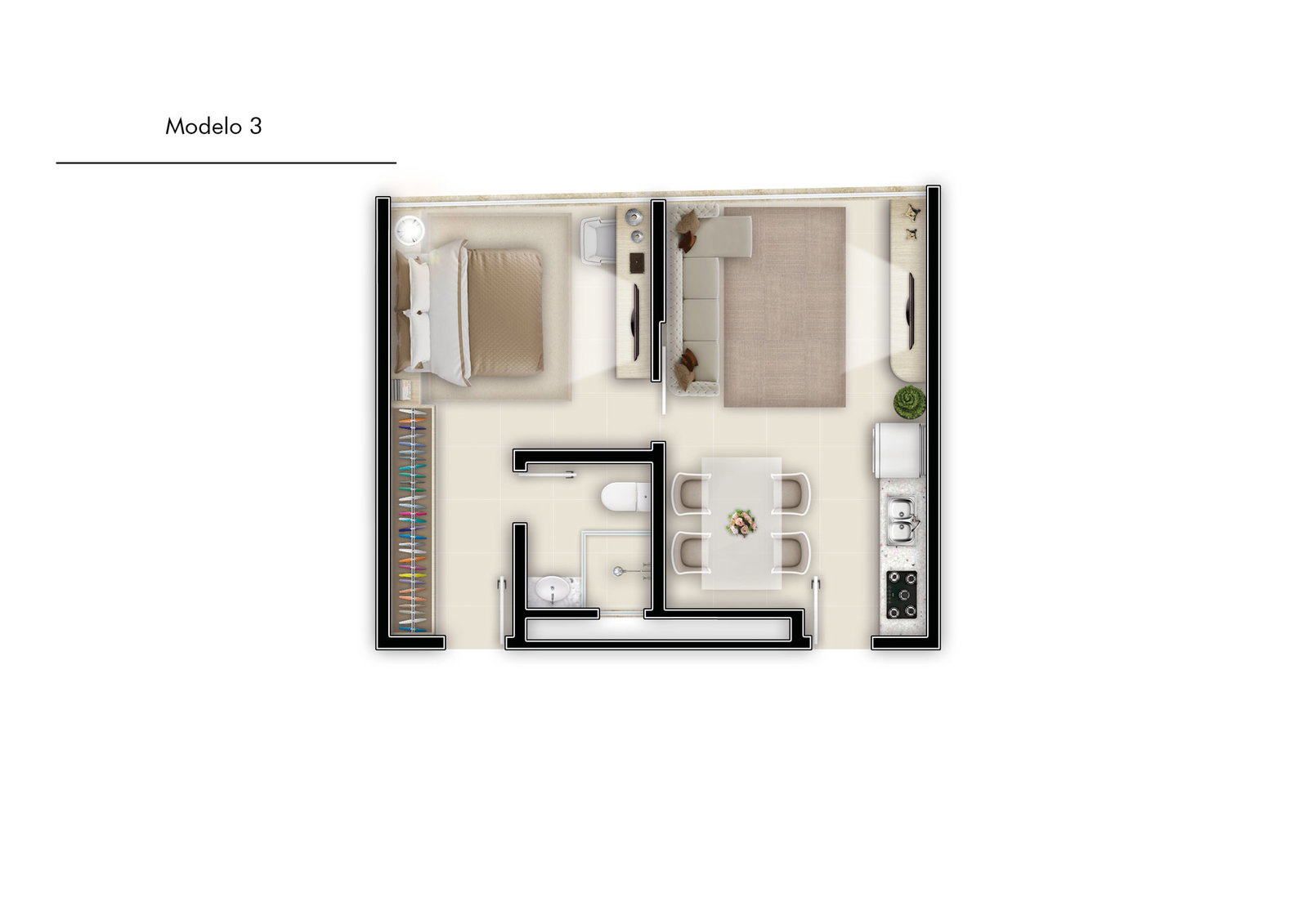 Planta Modelo 3 do Manhattan
