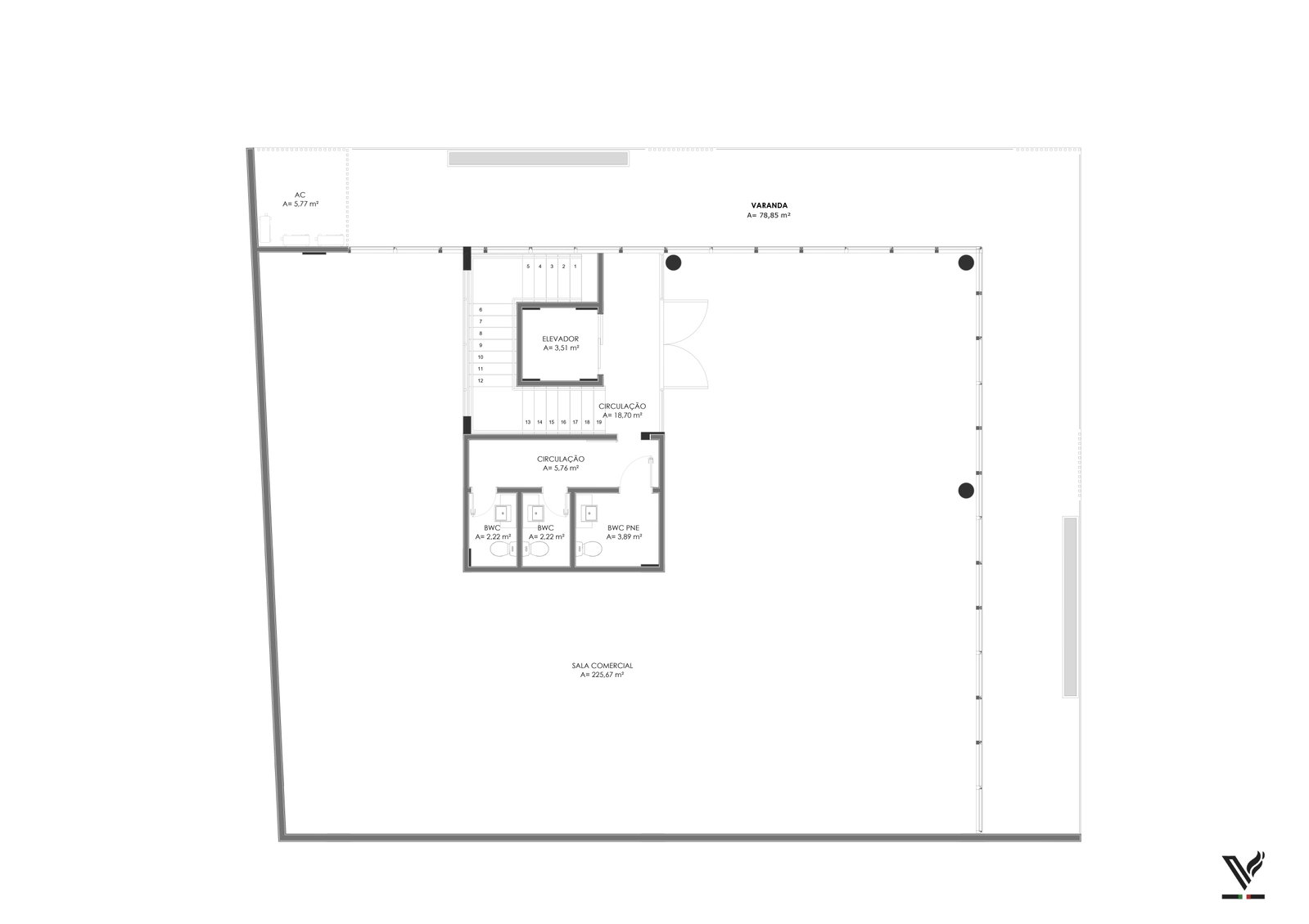 Planta 5 de Centre Vici