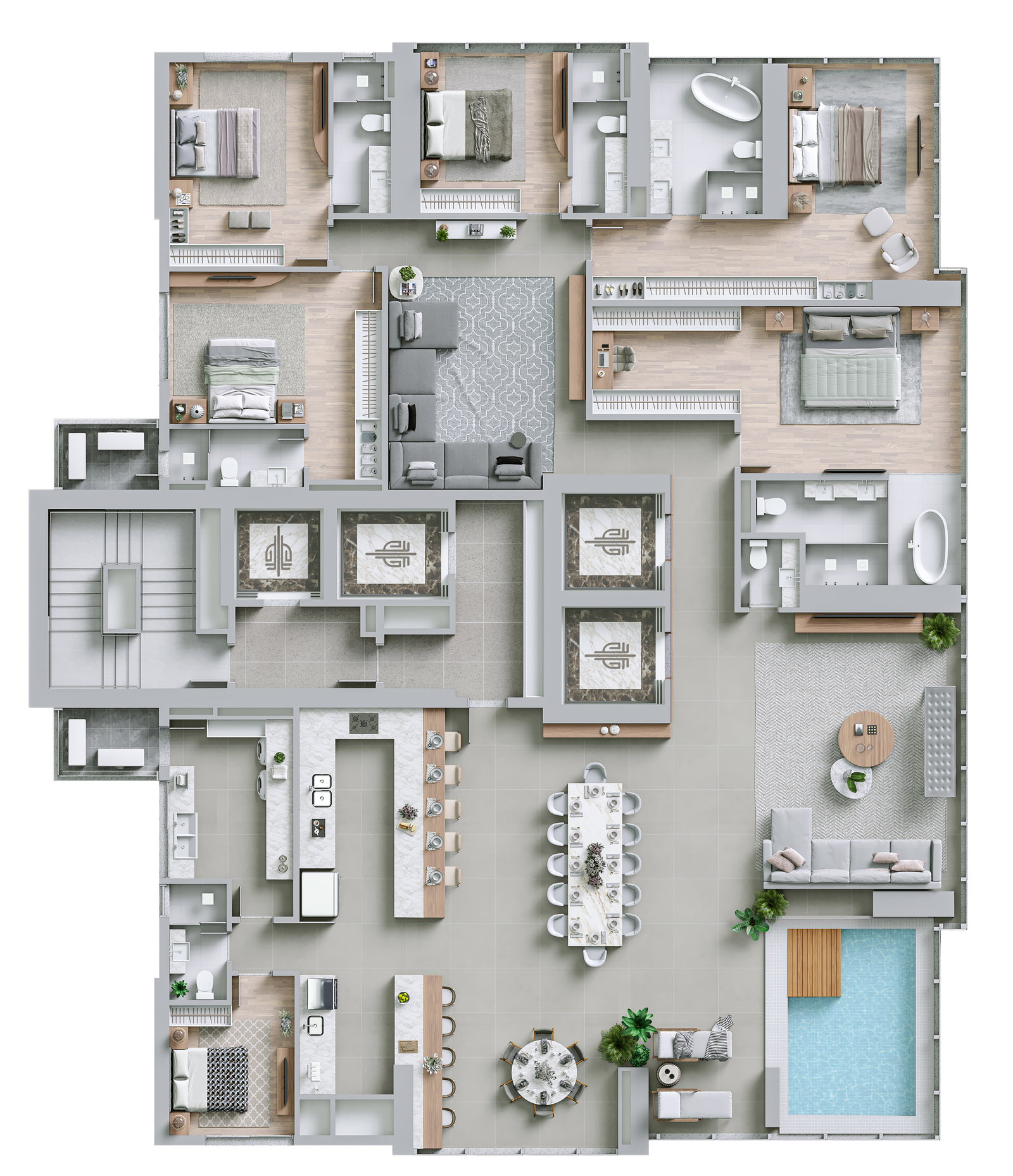 Planta 6 de Boreal Tower