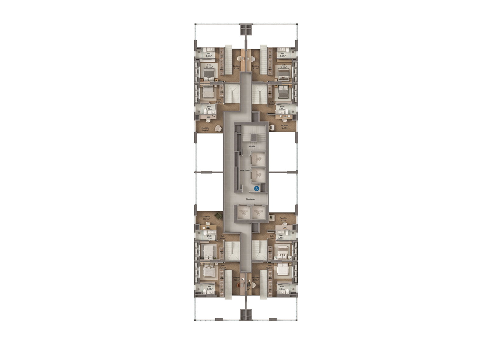 Planta 2 de Terral Skyhome Club