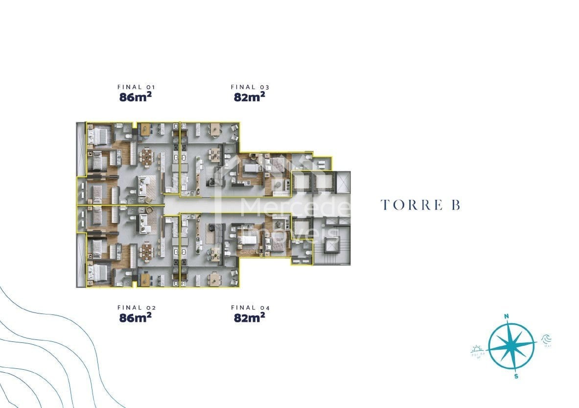 Foto 45 de Apartamento 2 suítes à venda · Praia Brava, Itajaí · Lotisa Torres da Brava - Sirena