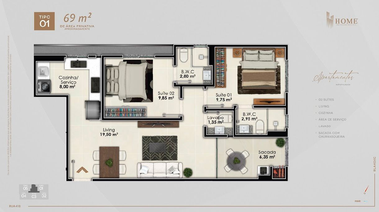 Planta 4 de Unique Home
