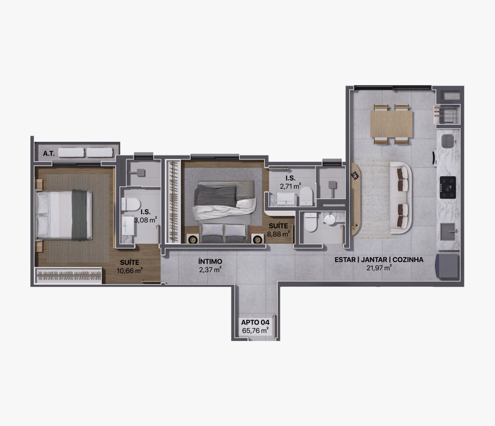 Planta 4 de Residencial Lago di Como