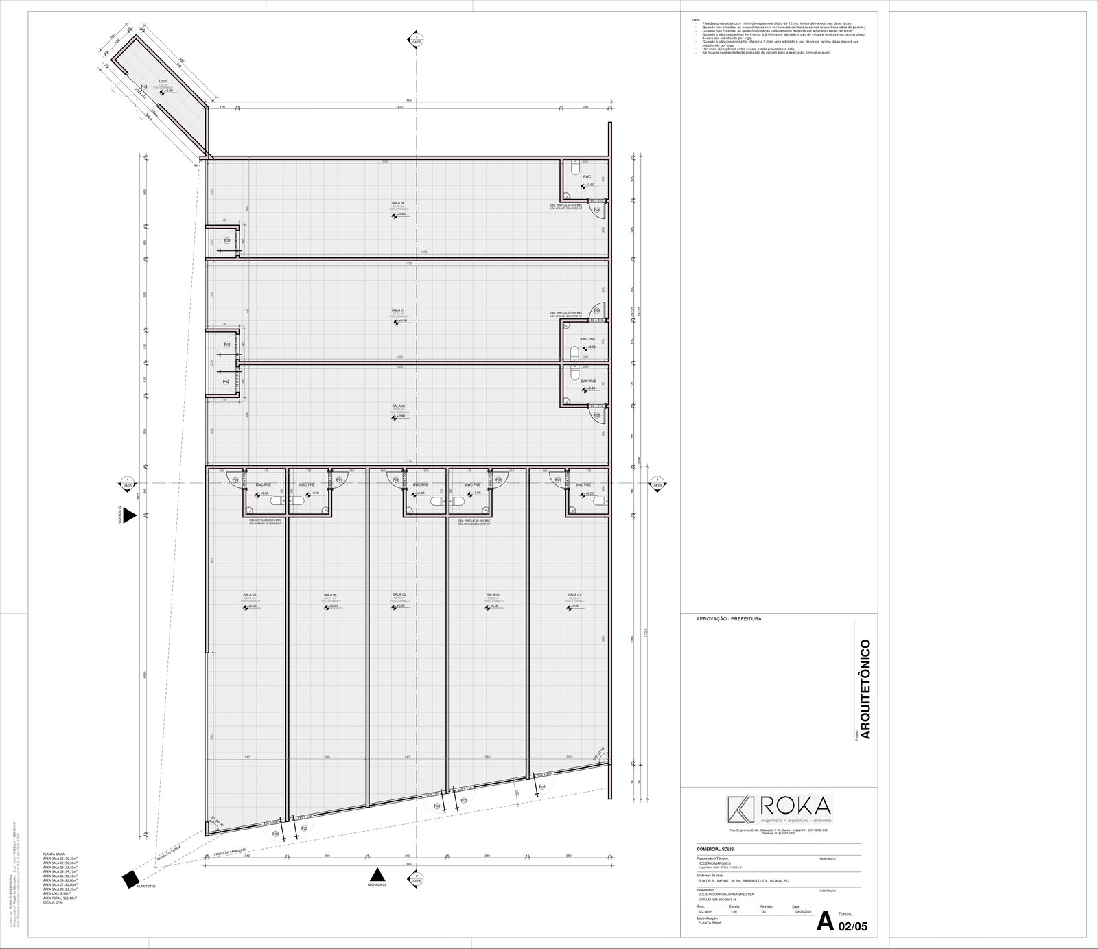Planta 1 de Comercial Solis