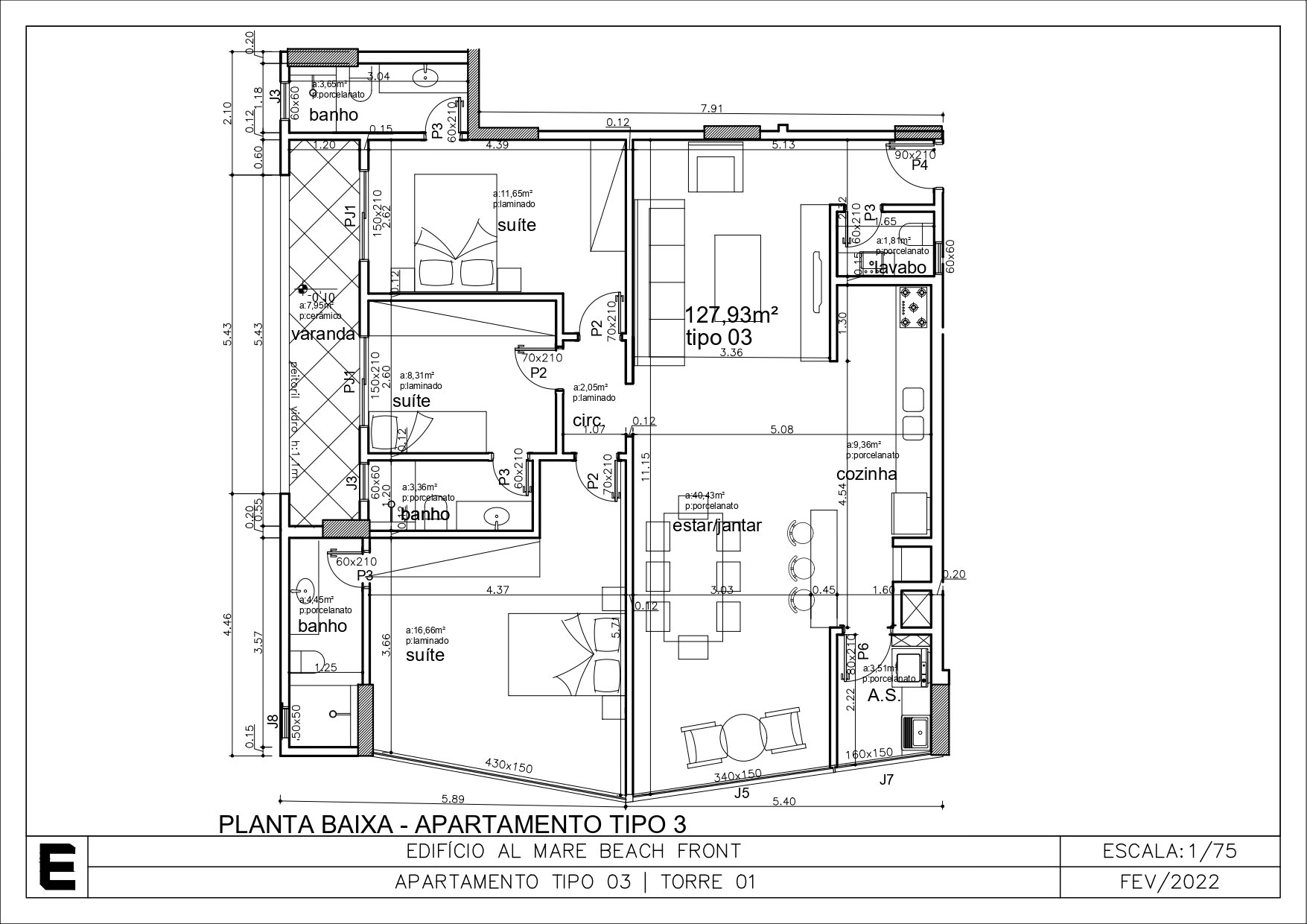 Planta 9 de Al Mare Beach Front - Fase 1