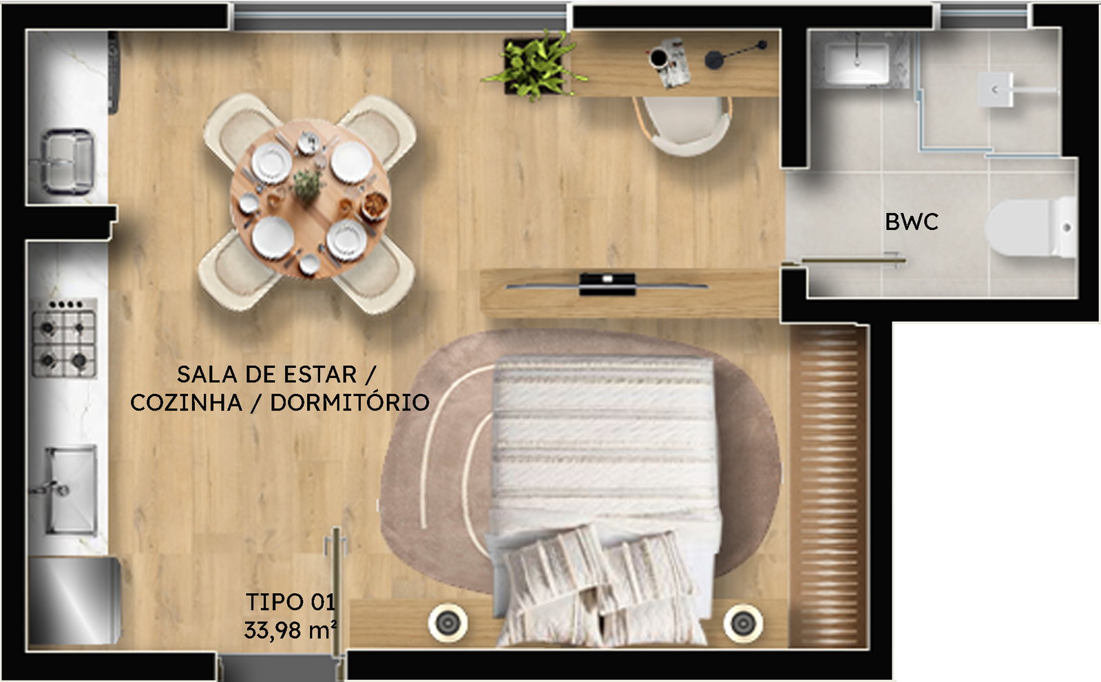 Planta 3 de Unique Smart Home