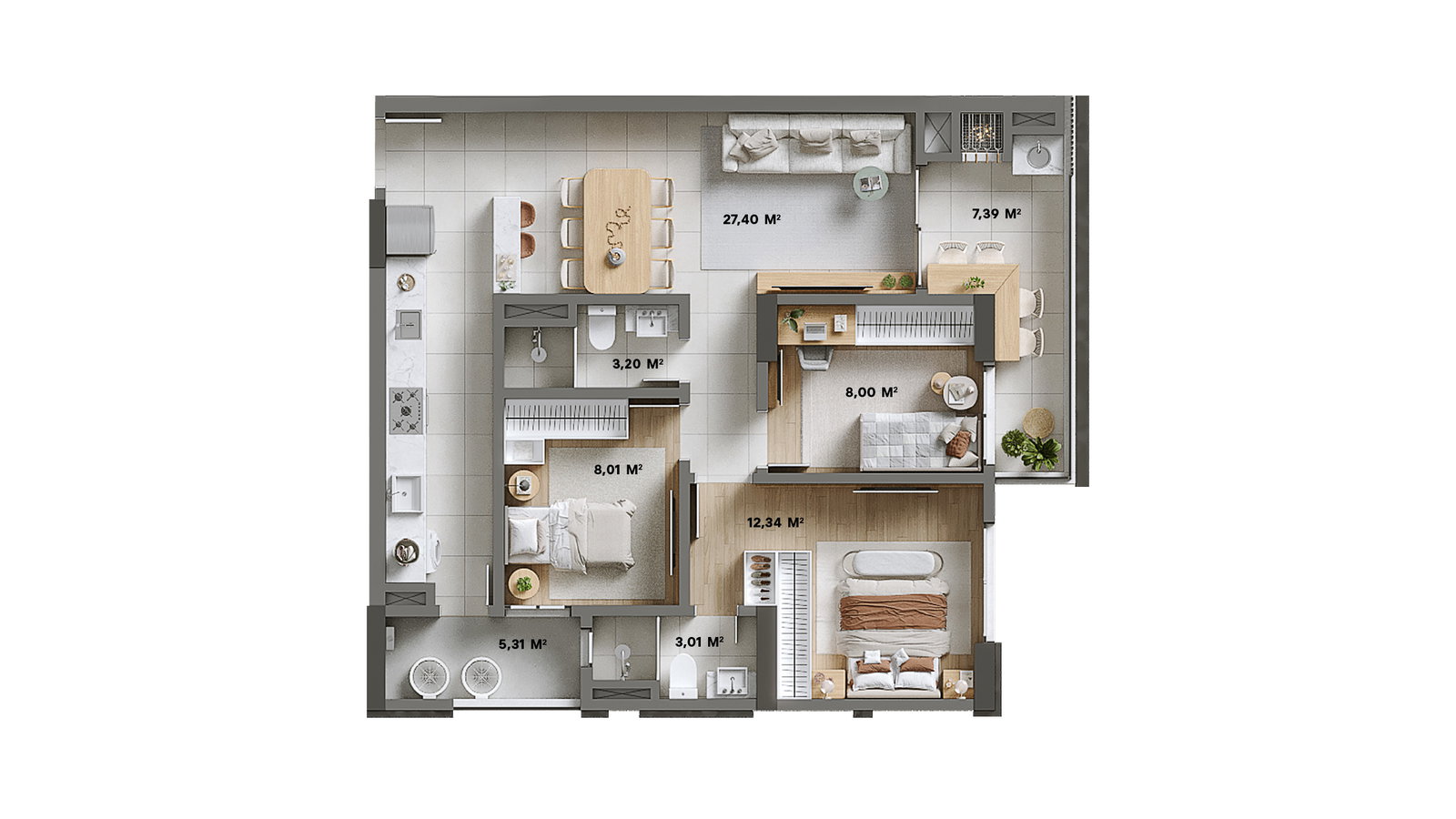 Planta 12 de Brava Living