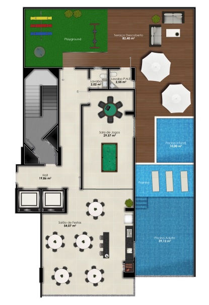 Planta 2 de Villa Áquila Residence