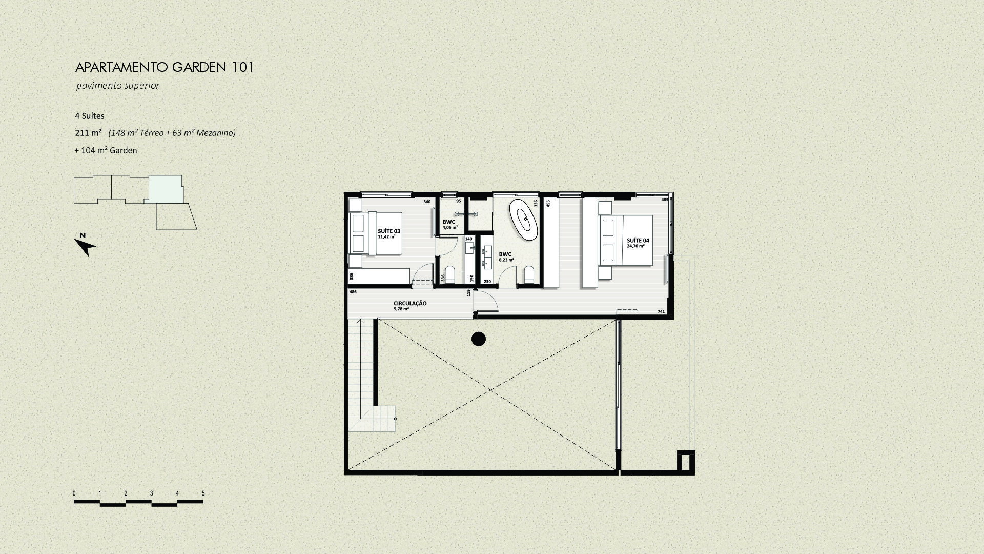 Planta 14 de Canvas Residence